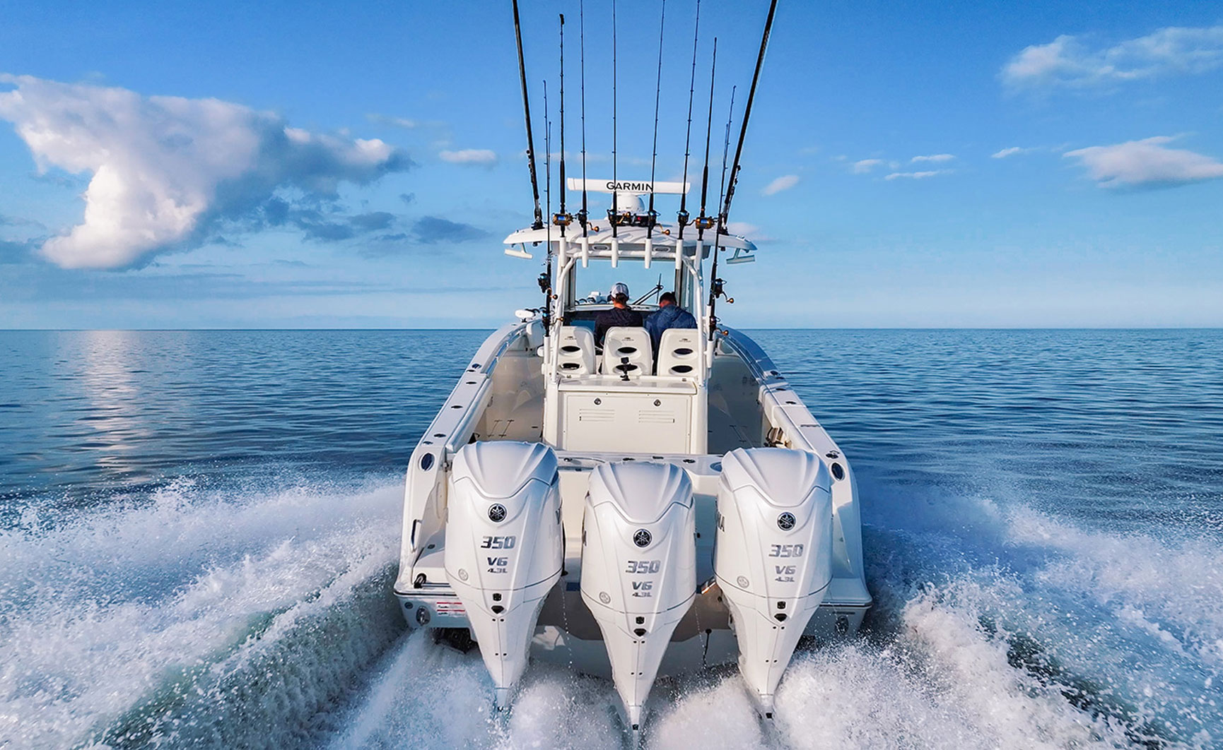 350 CC boat back