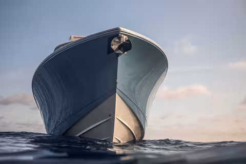 front of boat