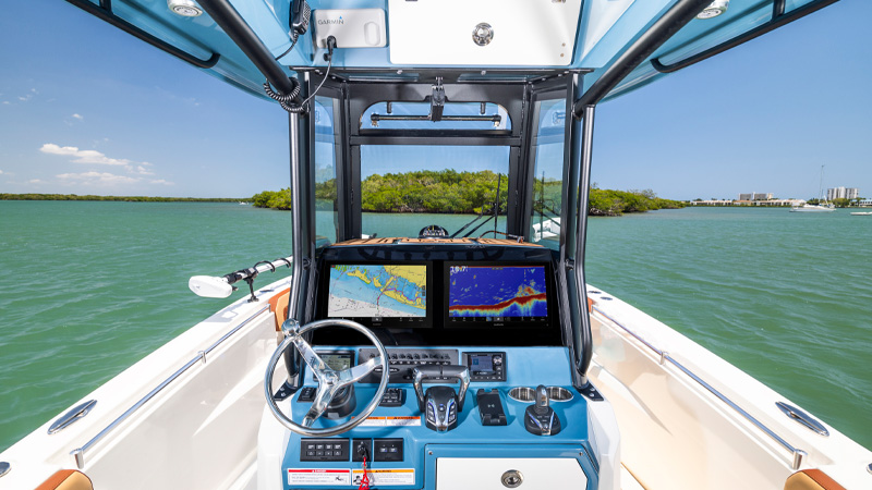 cab of boat
