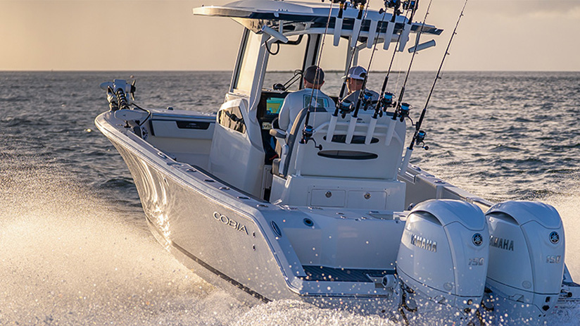245cc boat on water