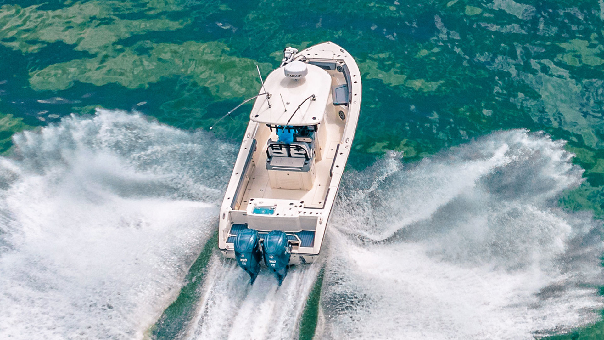 cobia 285 open running