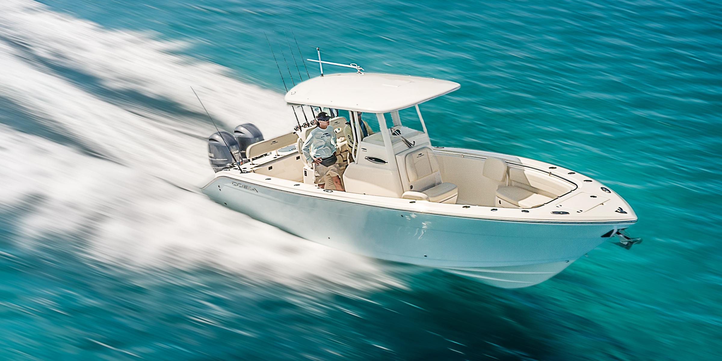 2024 Cobia 262 CC 26 ft Twin Engine Sport Fishing Boat Cobia Boats