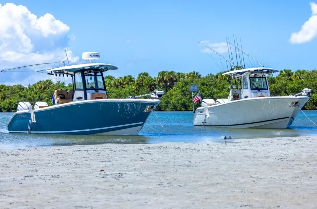 Center Console and Dual Console Sport Fishing Boats Cobia Boats